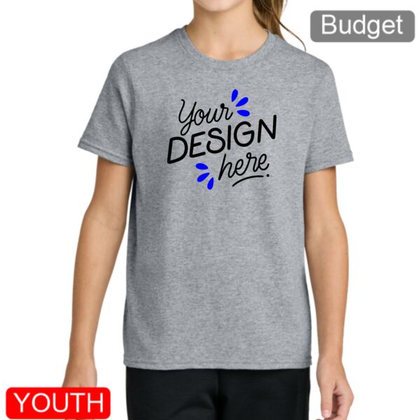 Youth Easy Cotton Tee 4.3 oz. 100% cotton Thumbnail